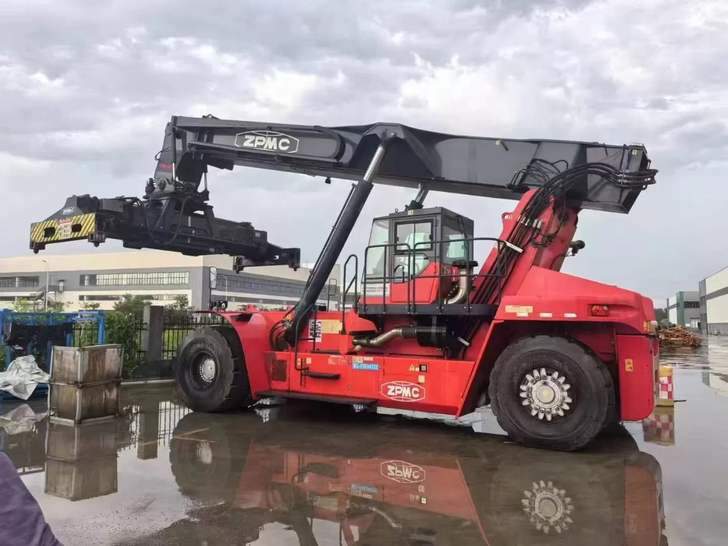 reach stacker per container zpmc da 45 tonnellate del 2018