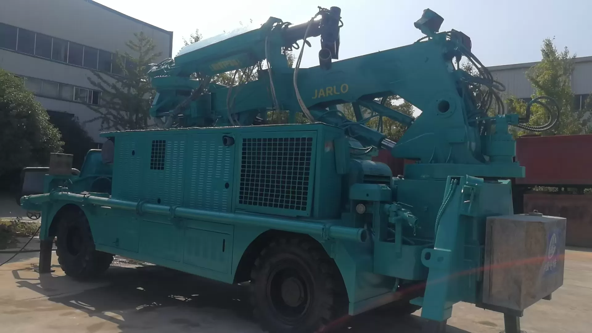 jarlo concrete shotcrete spraying truck 30m3 shotcrete manipulator machine spruzzatore di calcestruzzo per la costruzione di miniere