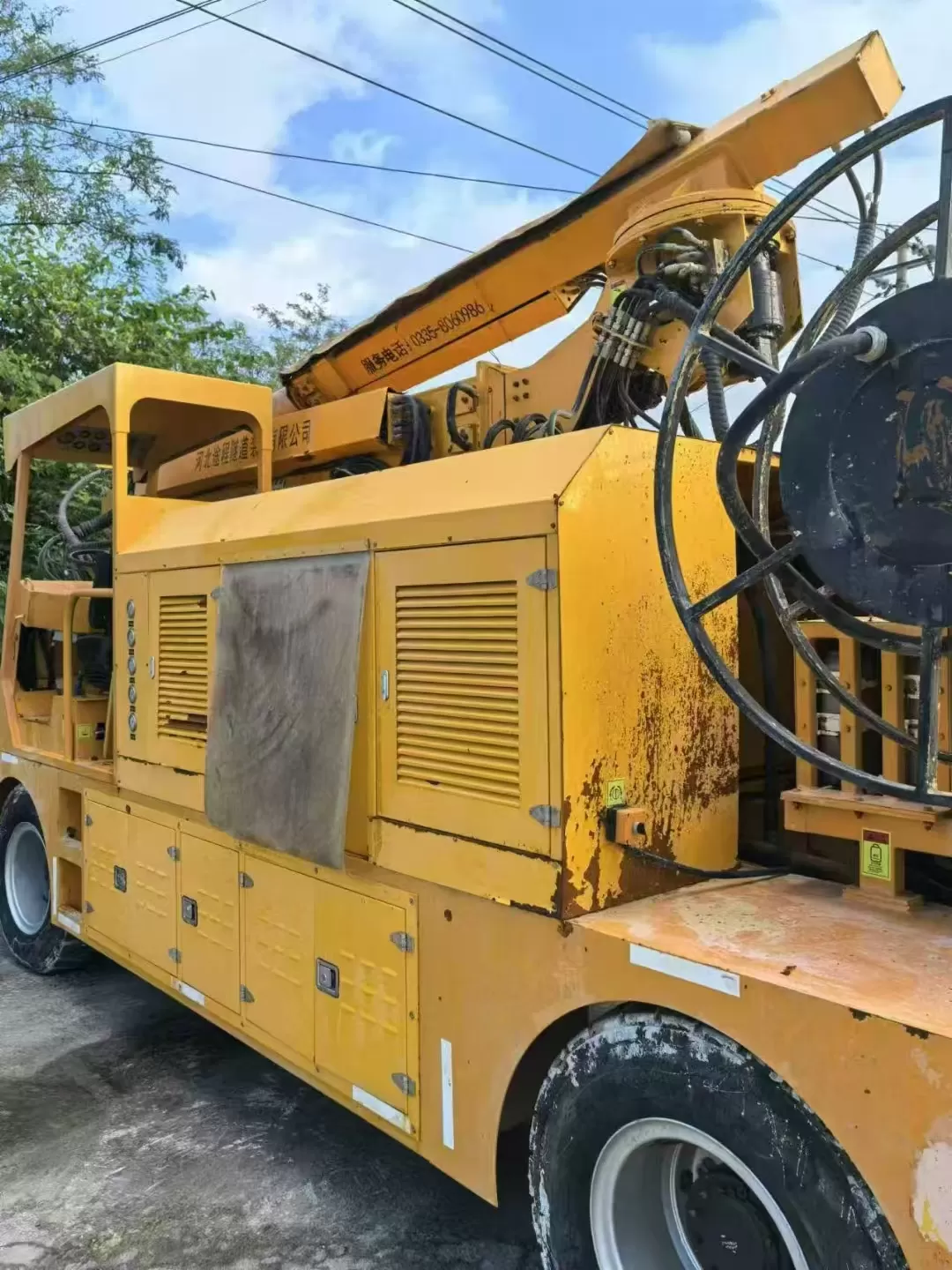 spruzzatore di calcestruzzo per calcestruzzo proiettato 30m3 della macchina tuc3016n del manipolatore del calcestruzzo proiettato per la costruzione mineraria