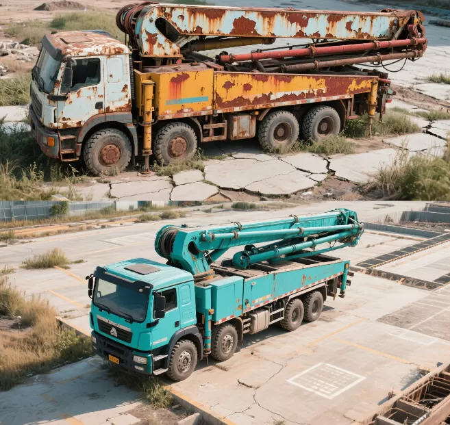 Come evitare correttamente i camion di pompe in cemento arrugginito?
